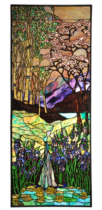 nature stained glass design